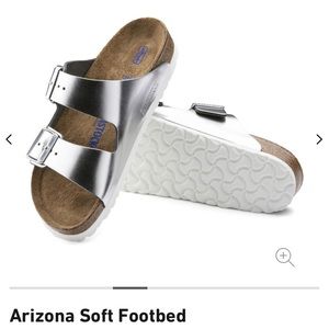 Birkenstock metallic sandal